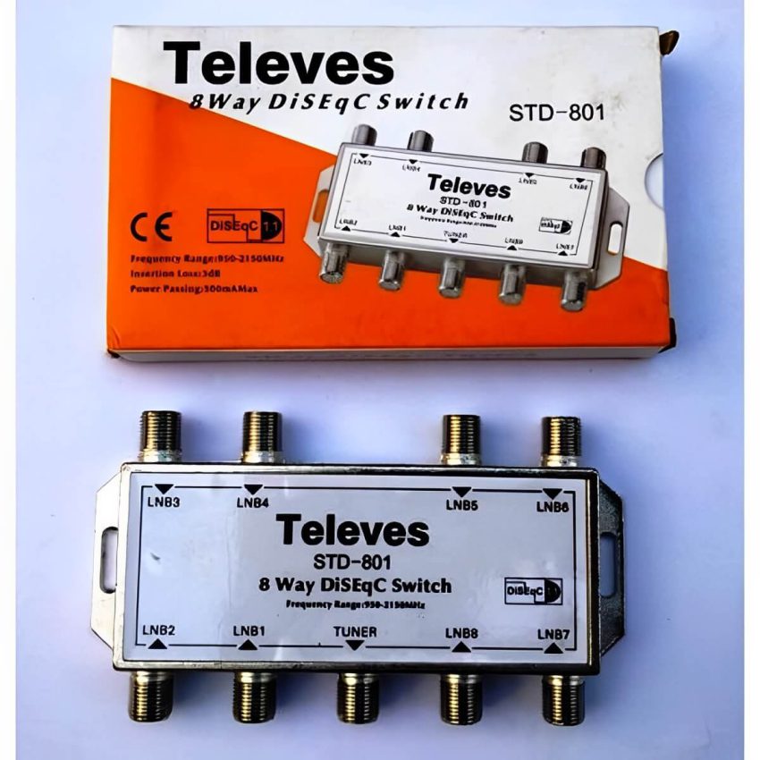 Televes 8 Way Diseqc Switch – Hensat Telecommunications
